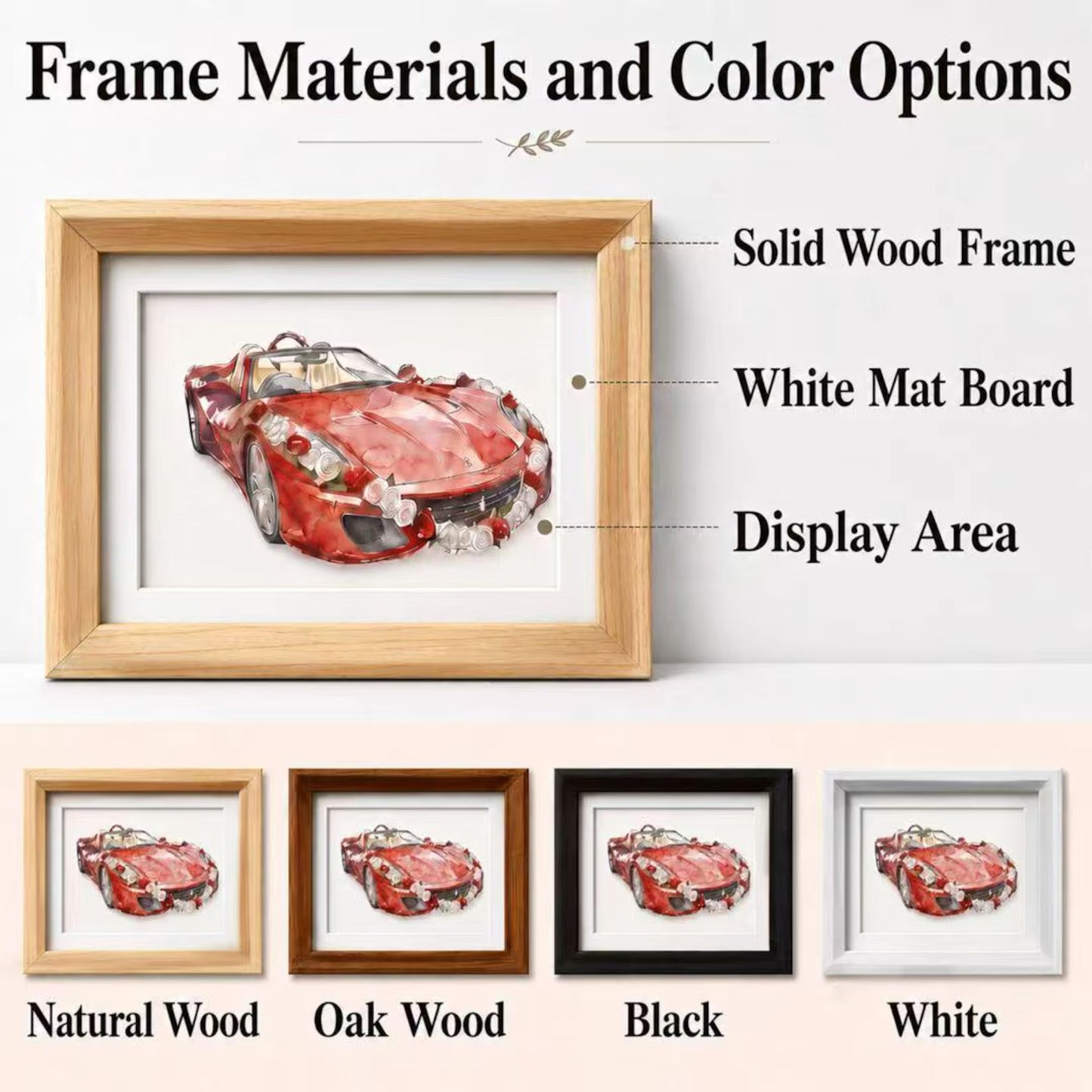 Custom Car Watercolor Portrait