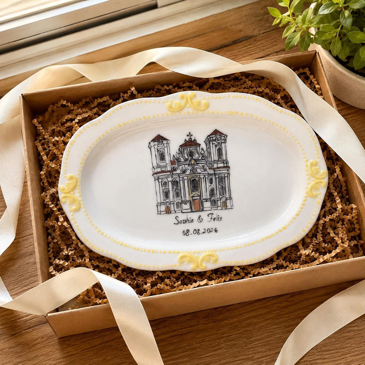 100% Hand-Painted Custom Wall Plate - Watercolor Art by PaintMySoul