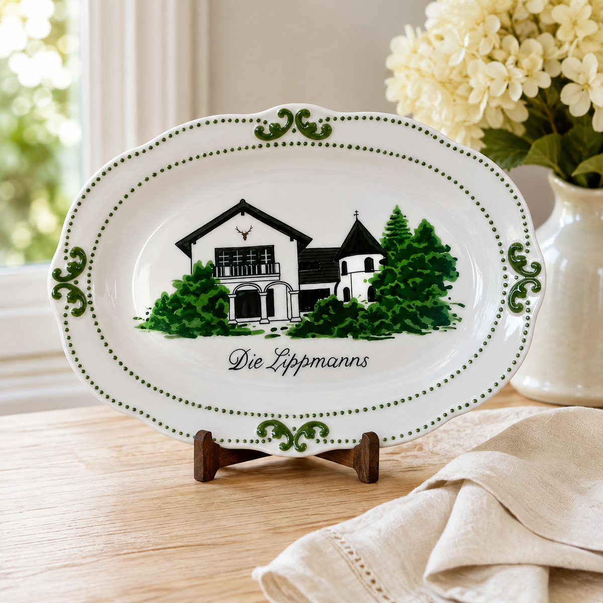 100% Hand-Painted Custom Wall Plate