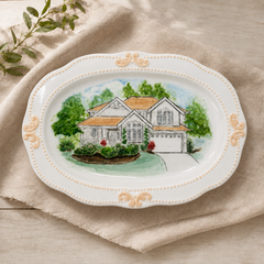 100% Hand-Painted Custom Wall Plate