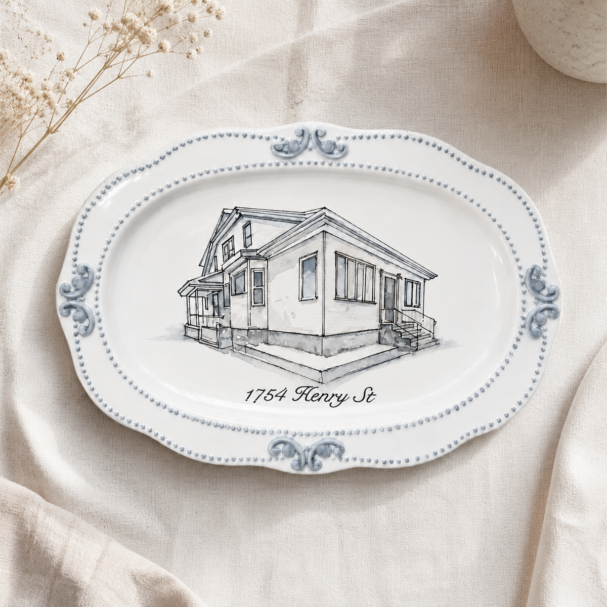 100% Hand-Painted Custom Wall Plate