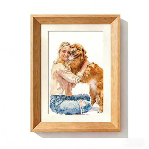Natural Wood Frame