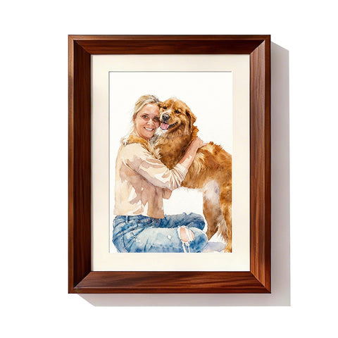 Dark Wood Frame