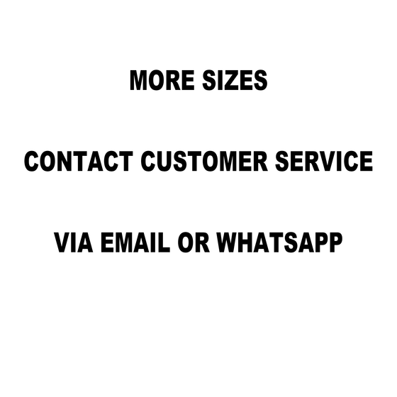 More custom portrait sizes — contact customer service