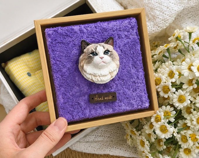 Ceramic Pet Memorial Gift - Watercolor Art by PaintMySoul