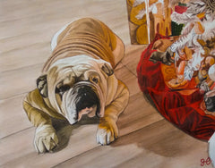 Custom Hand-Painted Pet & Owner Watercolor Portrait
