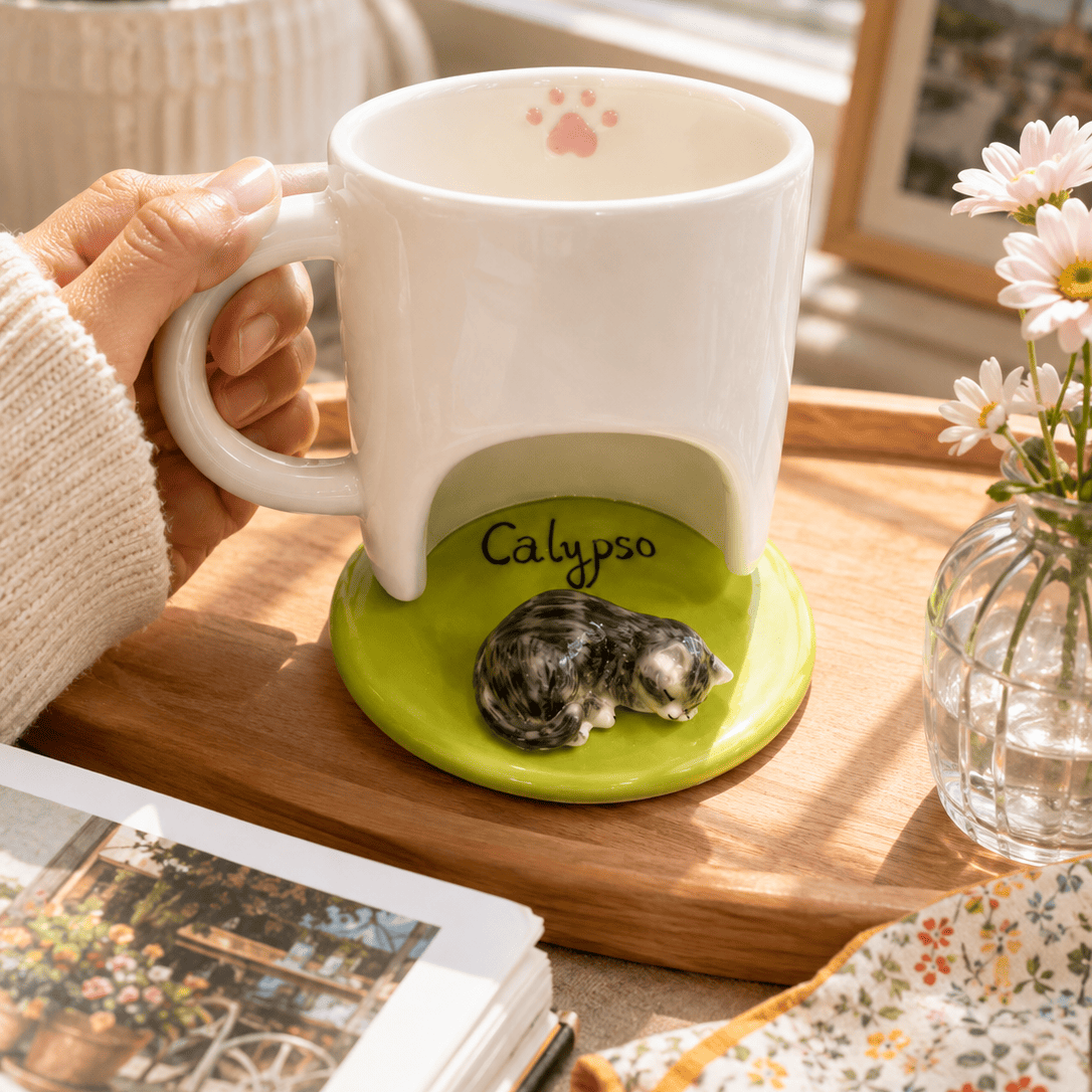 Custom 3D Pet Mug - Watercolor Art by PaintMySoul