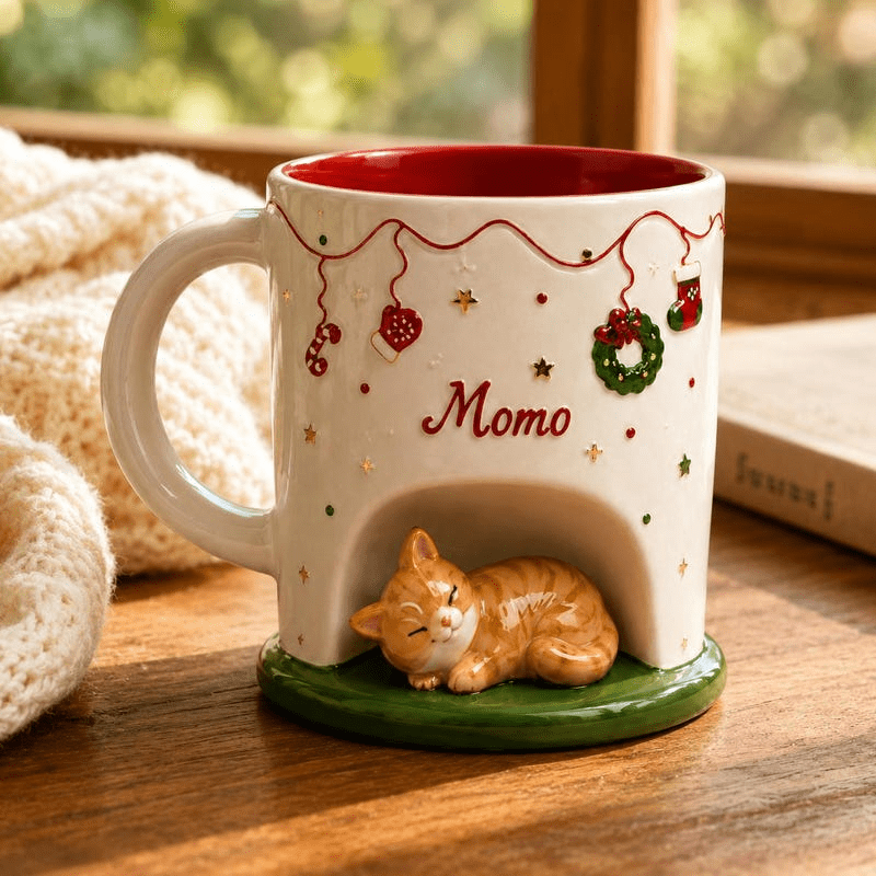 Custom 3D Pet Mug - Watercolor Art by PaintMySoul