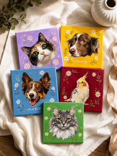 Custom Acrylic Pet Paintings - Watercolor Art by PaintMySoul