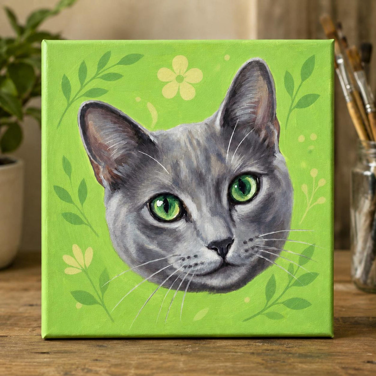 Custom Acrylic Pet Paintings - Watercolor Art by PaintMySoul