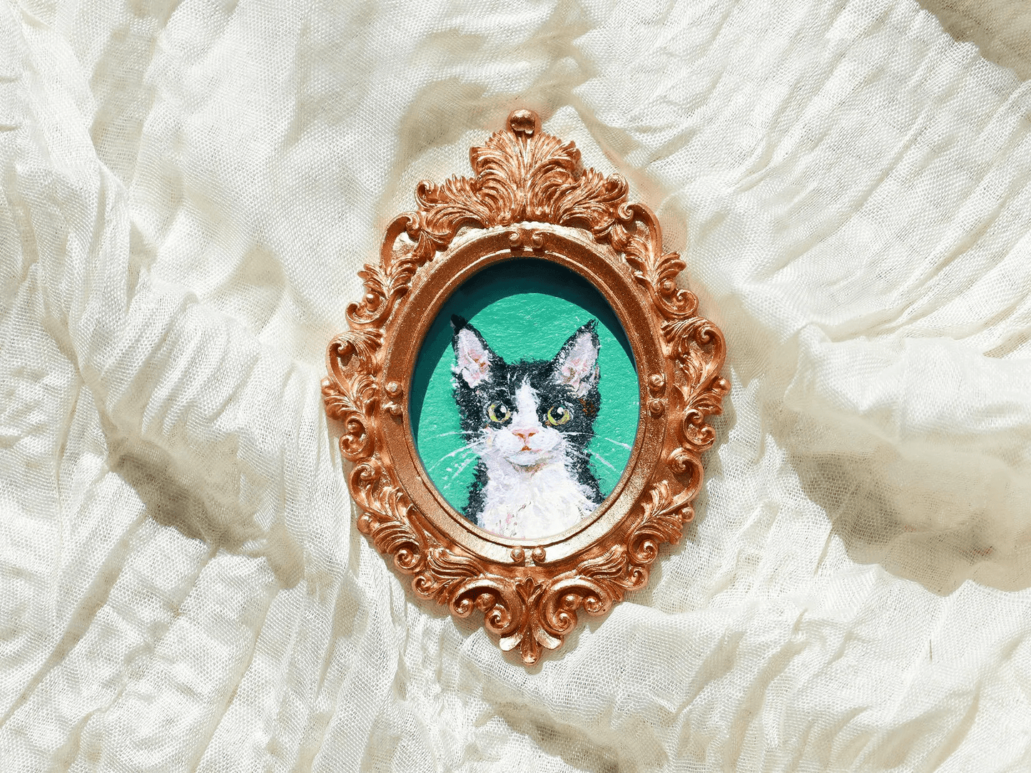 Custom hand - painted pet portraits | Custom vintage - style refrigerator magnets - Watercolor Art by PaintMySoul