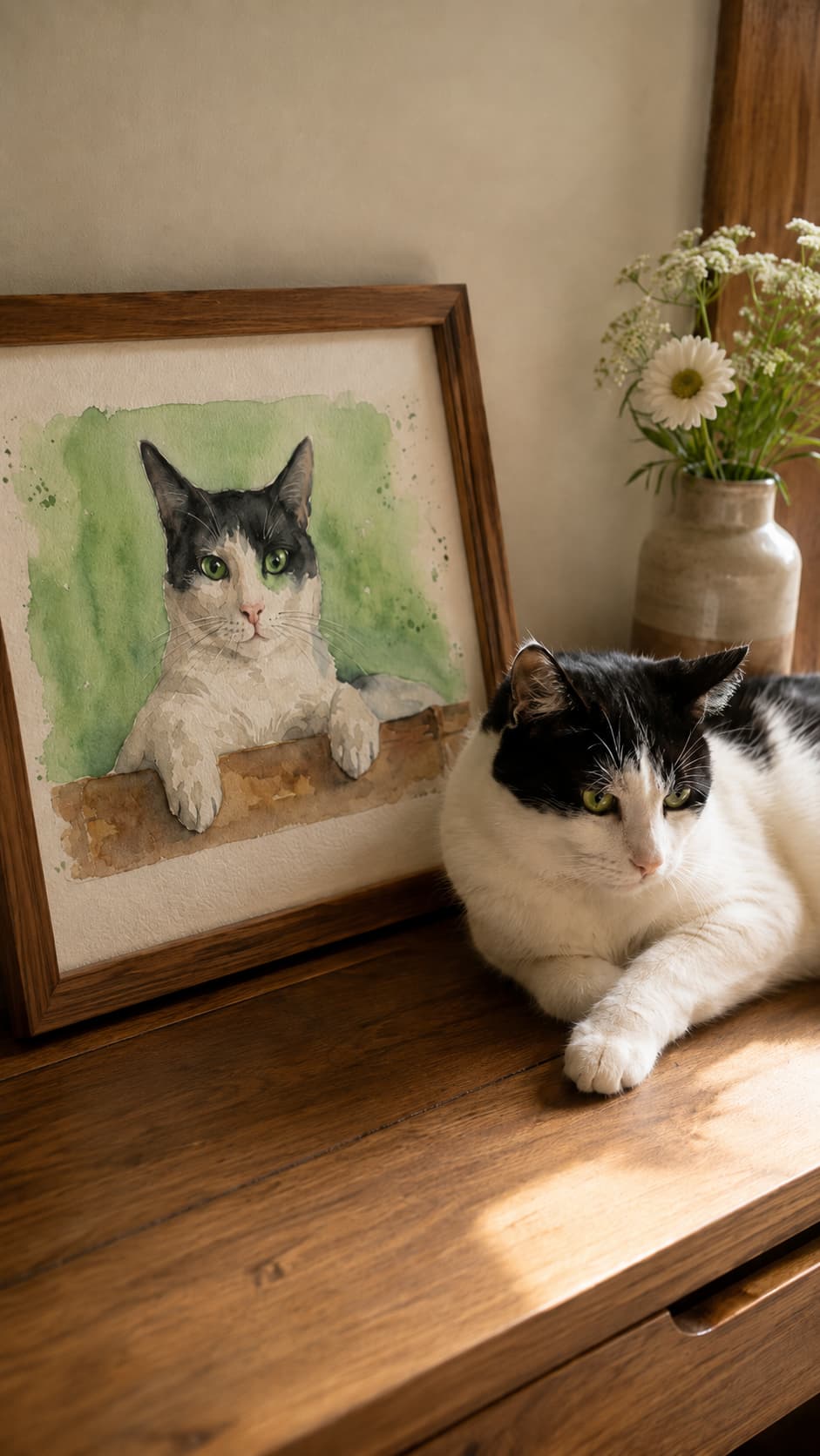 Custom Hand-Painted Pet Watercolor Portrait - Watercolor Art by PaintMySoul