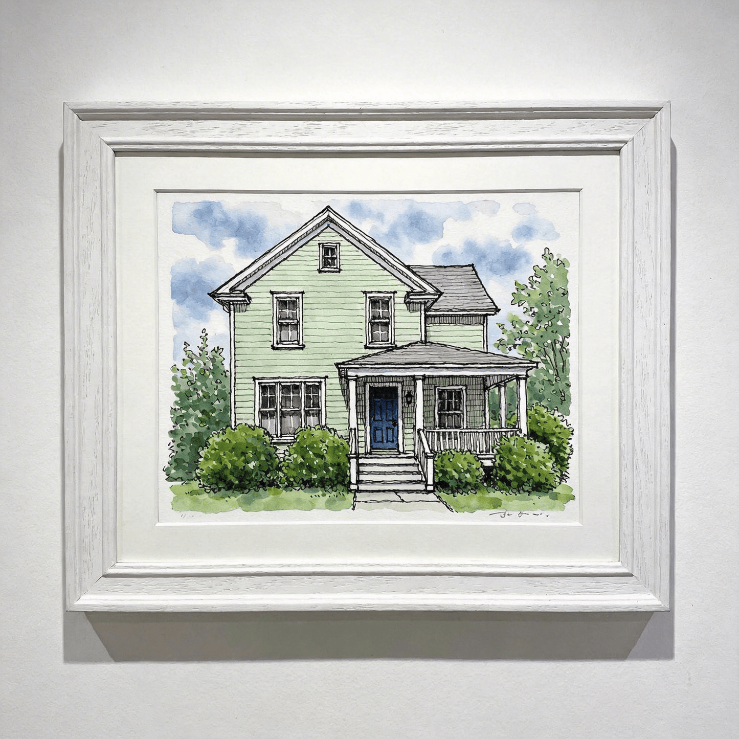 Custom Home & Pet Watercolor Portrait | Watercolor Art by PaintMySoul