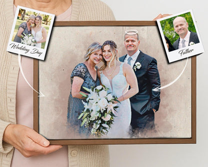 Custom Memorial Watercolor Portrait | Watercolor Art by PaintMySoul