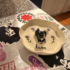 Custom Pet Jewelry Dish - Watercolor Art by PaintMySoul