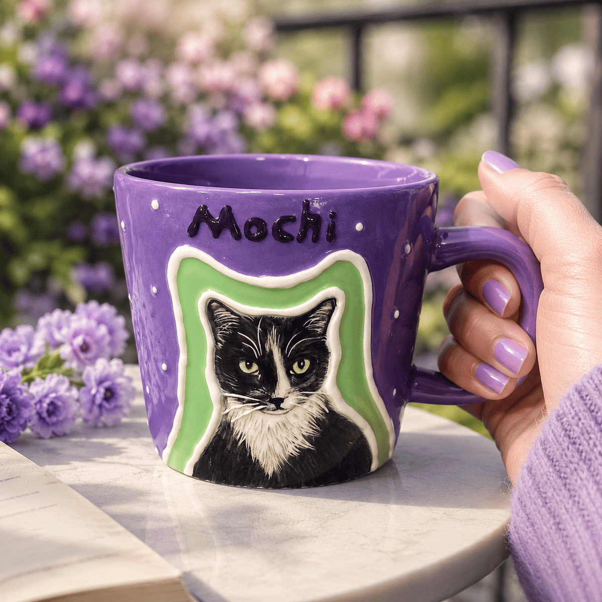 Custom Pet Portrait Mug - Watercolor Art by PaintMySoul