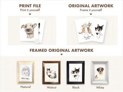 Custom Pet Watercolor Portrait | Watercolor Art by PaintMySoul