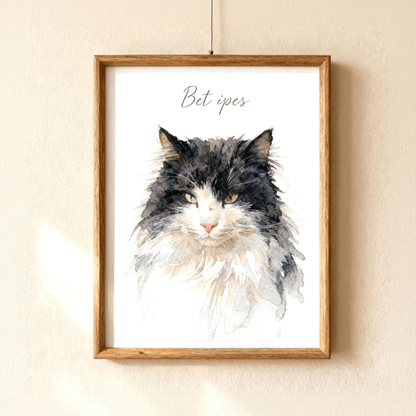 Custom Pet Watercolor Portrait | Watercolor Art by PaintMySoul