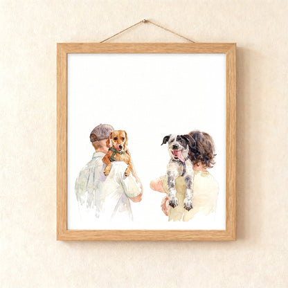 Custom Pet Watercolor Portrait | Watercolor Art by PaintMySoul