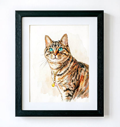 Custom Pet Watercolor Portrait | Watercolor Art by PaintMySoul