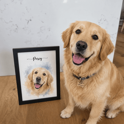 Custom Pet Watercolor Portrait - Watercolor Art by PaintMySoul