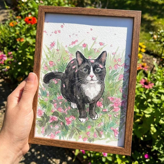Custom Pet Watercolor Portrait - Watercolor Art by PaintMySoul