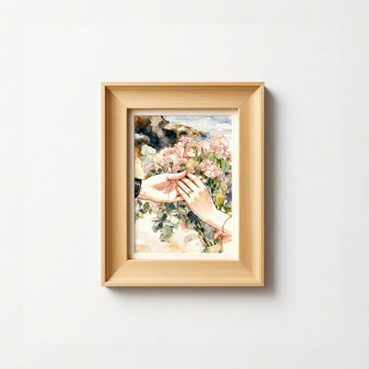 Custom Watercolor Couple Portrait - PaintMySoul