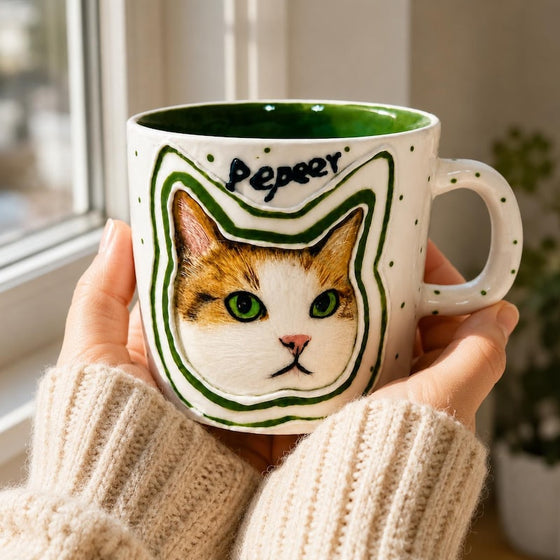 Custom Pet Portrait Mug color