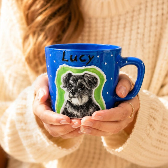 Custom Pet Portrait Mug color