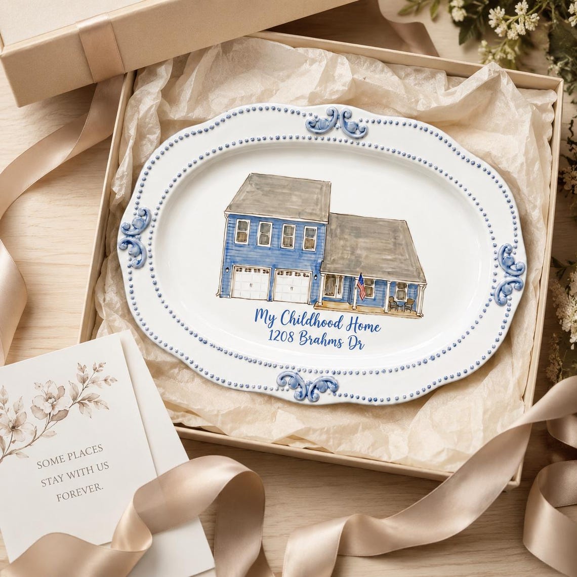 100% Hand-Painted Custom Wall Plate