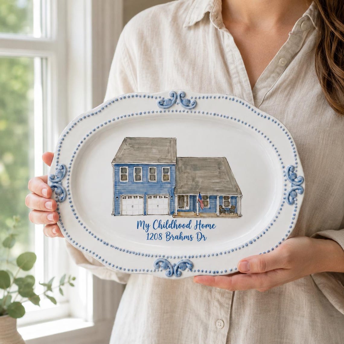 100% Hand-Painted Custom Wall Plate
