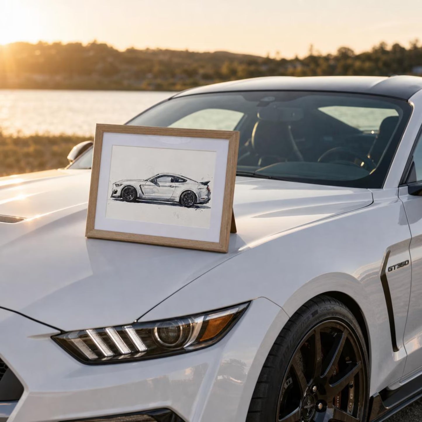 Custom Car Watercolor Portrait