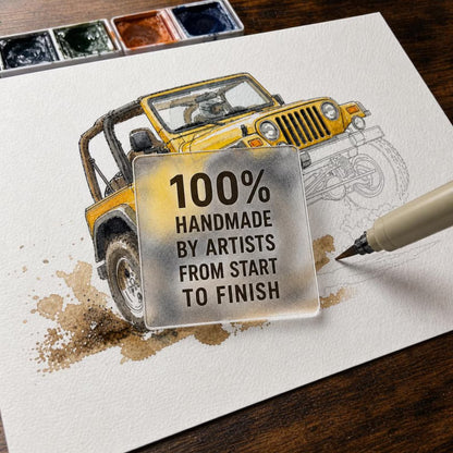 Custom Car Watercolor Portrait
