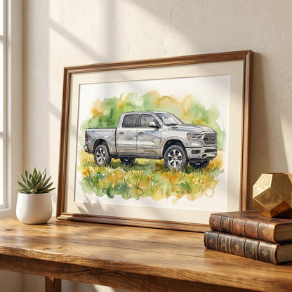 Custom Car Watercolor Portrait