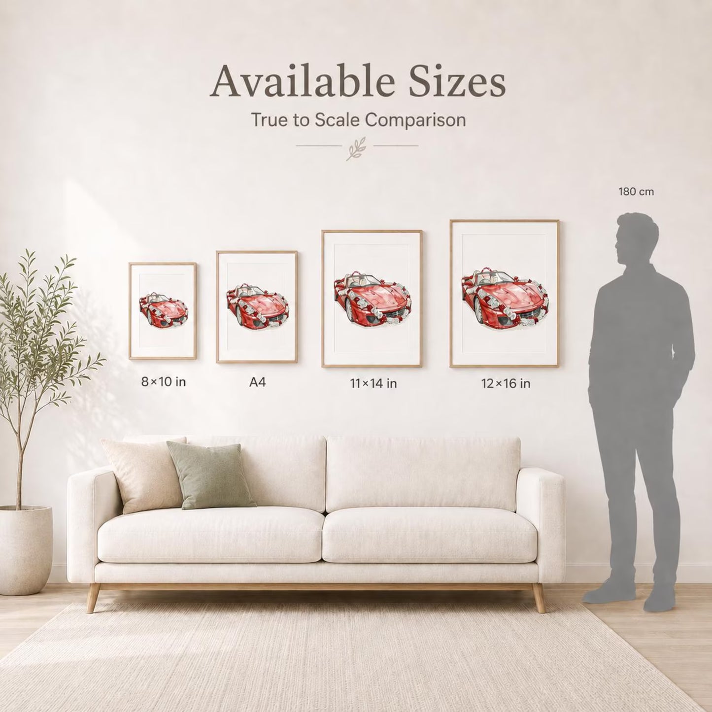 Custom Car Watercolor Portrait
