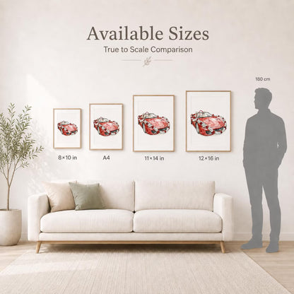 Custom Car Watercolor Portrait