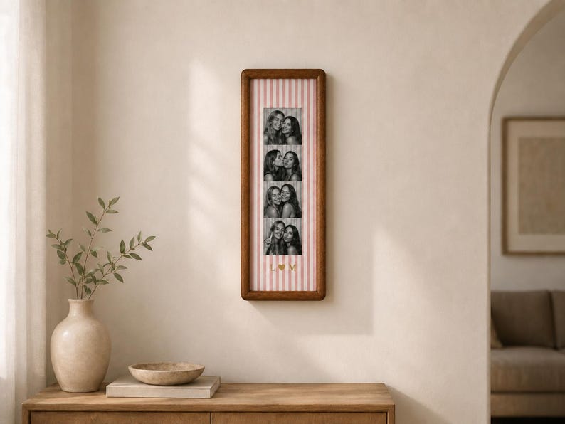 Personalized photo booth strip frame – product detail 3