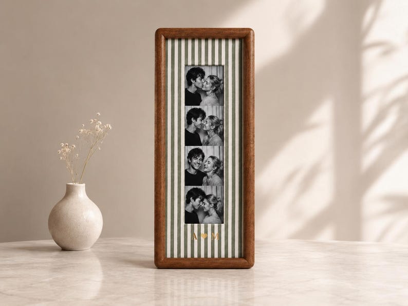Personalized photo booth strip frame – product detail 5