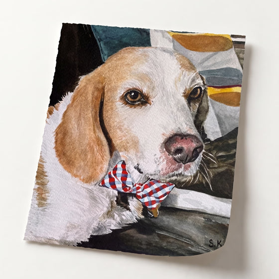 Pet watercolor Original Painting (Physical) option