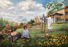 房屋＋家庭 - oil/acrylic style painted artwork - 2