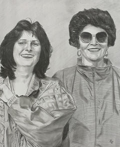 情侣画像 - graphite pencil drawing - 1