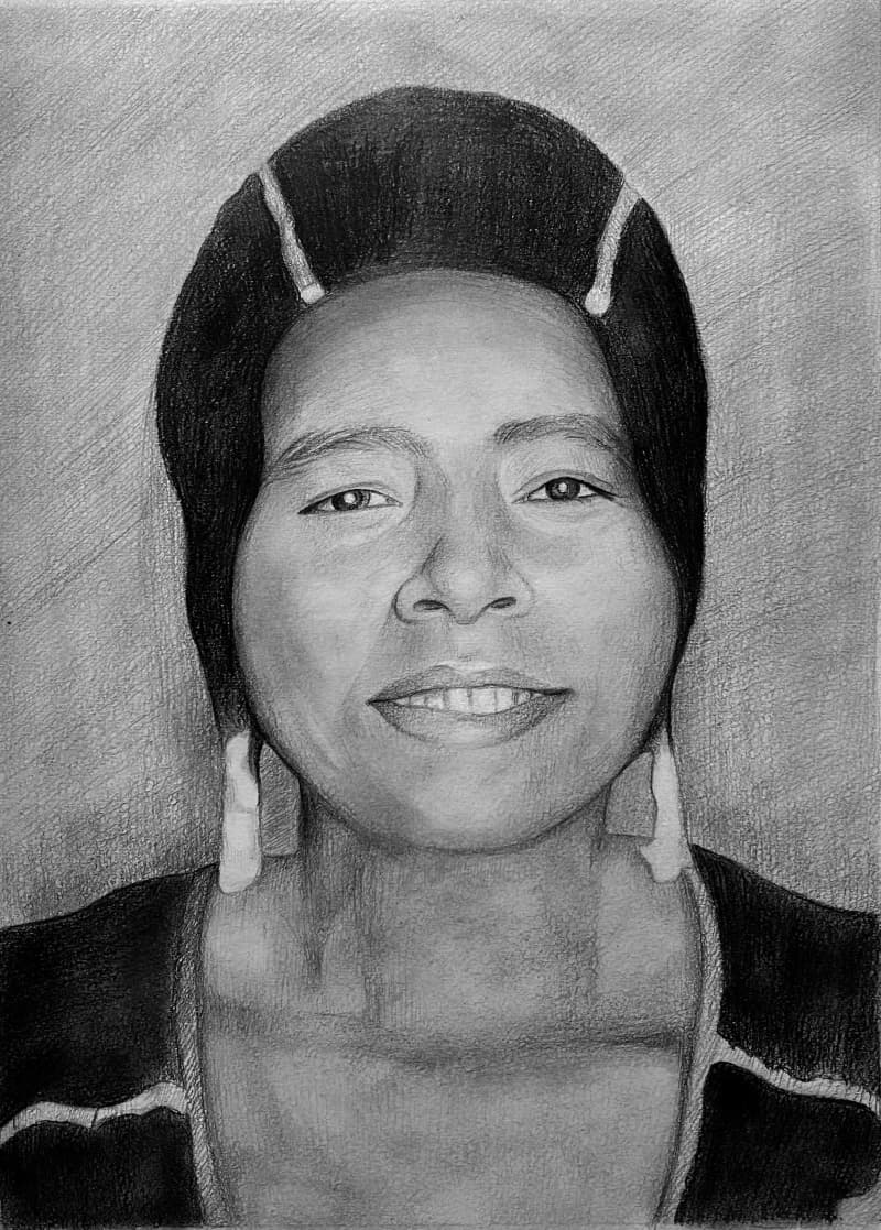 纪念画像 - graphite pencil portrait - 2