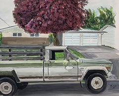 Custom Hand-Painted Car Watercolor Portrait