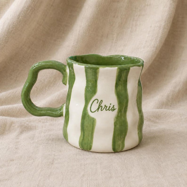 Hand-painted birth flower mug product photo 06