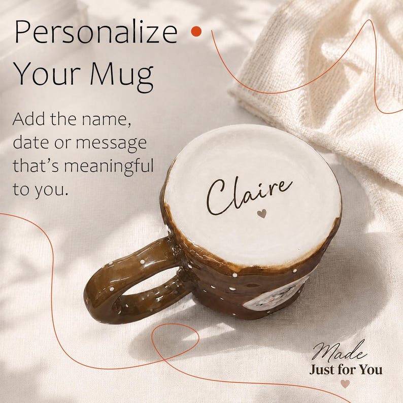 Hand-painted birth flower mug product photo 10