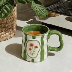 Hand-painted birth flower mug product photo 11