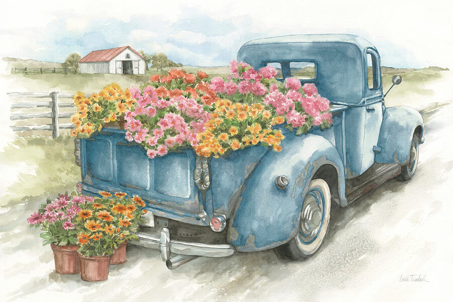 Custom Hand-Painted Car Watercolor Portrait