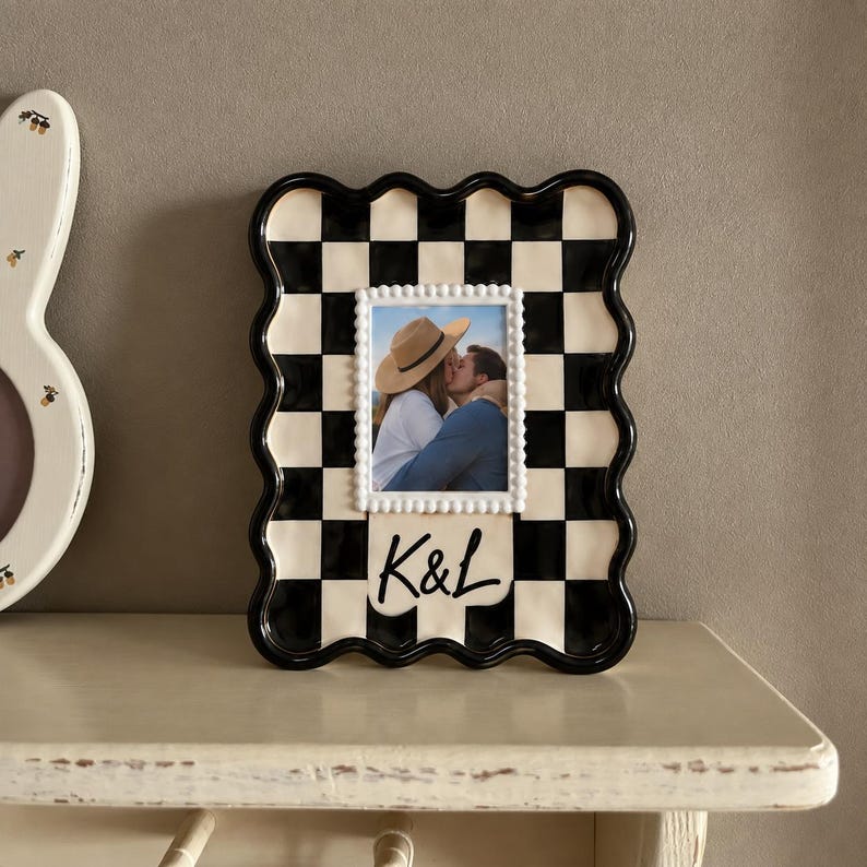Handcrafted ceramic photo frame image 5