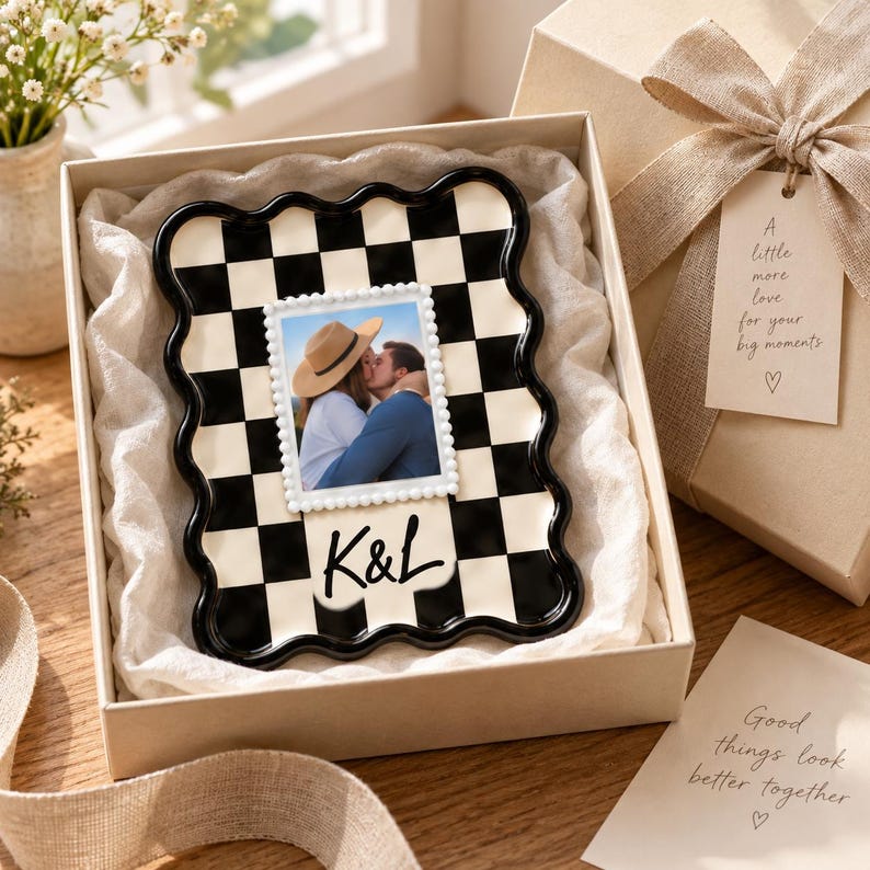 Handcrafted ceramic photo frame image 6