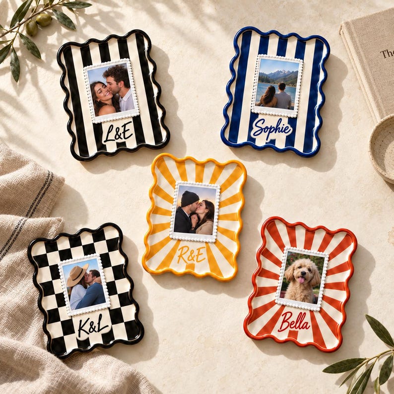 Handcrafted ceramic photo frame image 9